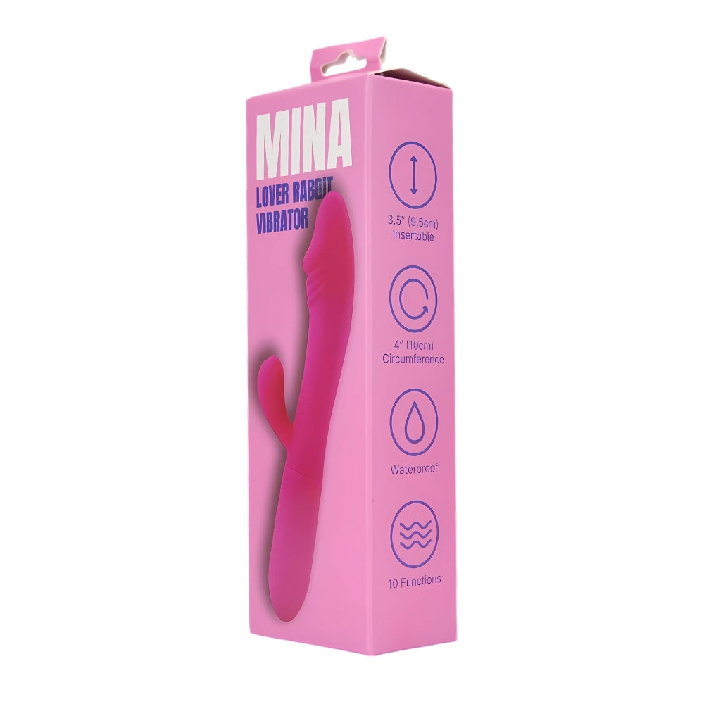 Mina Lover Rabbit Vibrator – Waterproof USB Rechargeable Silicone Vibrator > Vibrators > Ladies > Rabbit - Tophatter Daily Deals