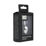 Toosh Silver Metal Butt Plug Small (Clear Stone) – Smooth Small Butt Plug > Anal Range > Jewel Butt Plugs - Tophatter Daily Deals