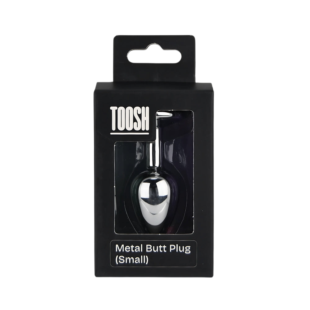 Toosh Silver Metal Butt Plug Small (Clear Stone) – Smooth Small Butt Plug > Anal Range > Jewel Butt Plugs - Tophatter Daily Deals