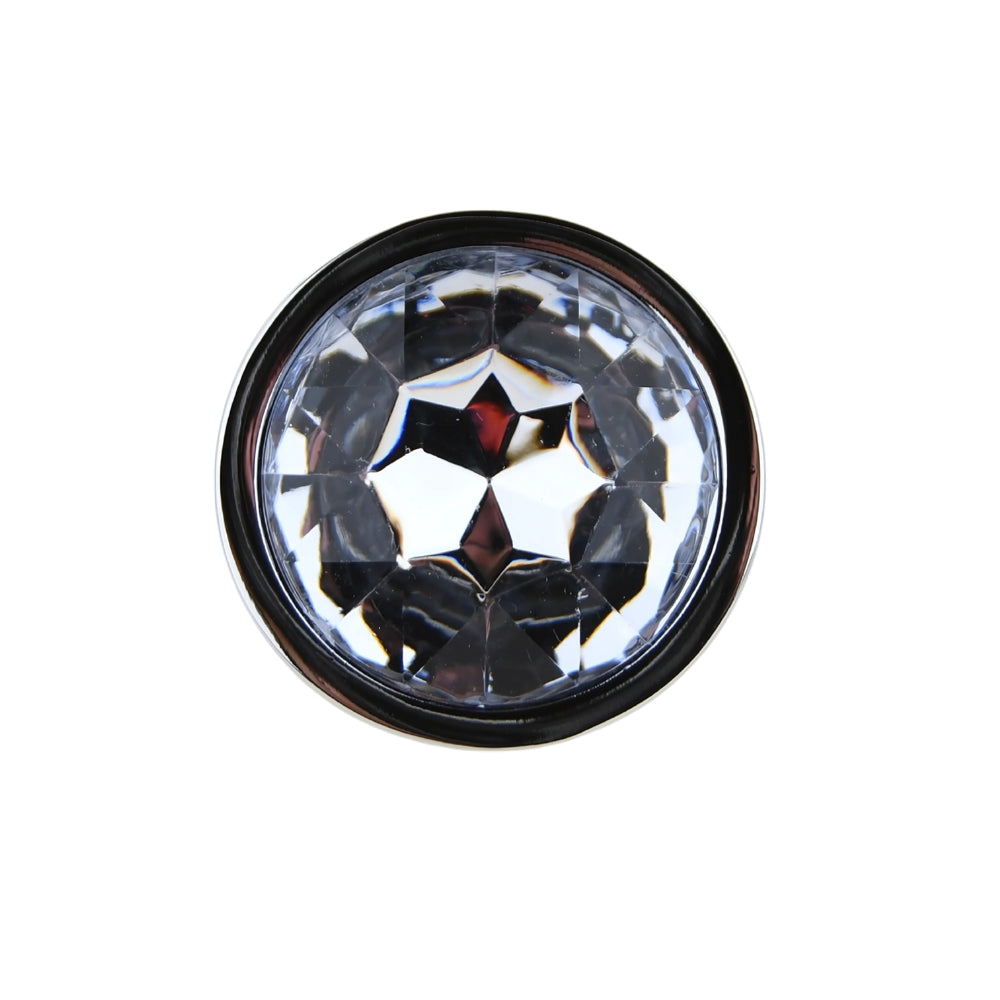 Toosh Silver Metal Butt Plug Small (Clear Stone) – Smooth Small Butt Plug > Anal Range > Jewel Butt Plugs - Tophatter Daily Deals