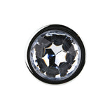 Toosh Silver Medium Metal Butt Plug with Clear Stone Base > Anal Range > Jewel Butt Plugs - Tophatter Daily Deals