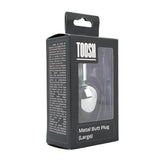 Toosh Silver Large Metal Butt Plug with Clear Stone Jewel > Anal Range > Jewel Butt Plugs - Tophatter Daily Deals