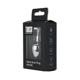 Toosh Heart Shaped Silver Small Butt Plug with Red Stone Jewel > Anal Range > Jewel Butt Plugs - Tophatter Daily Deals