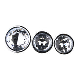 Toosh Metal Butt Plug Set of 3 – Small, Medium, Large Jewelled Base Butt Plugs > Anal Range > Butt Plug Kits - Tophatter Daily Deals