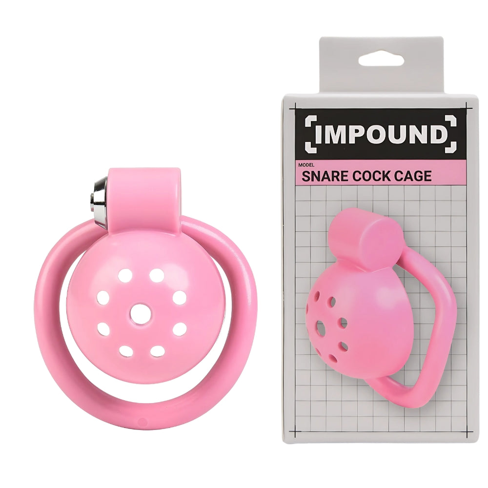 Impound Snare – Male Chastity Cage with Multiple Base Rings > Bondage Gear > Male Chastity - Tophatter Daily Deals