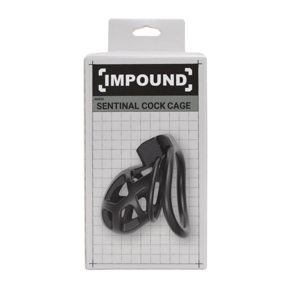 Impound Sentinal Cock Cage – Male Chastity Cage with Multiple Ring Sizes > Bondage Gear > Male Chastity - Tophatter Daily Deals