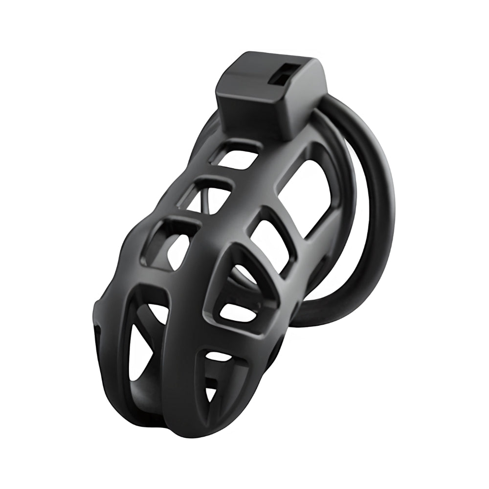 Impound Titan (Black) – Chastity Cage with Multiple Base Rings > Bondage Gear > Male Chastity - Tophatter Daily Deals