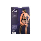 Lace by LJ Plus Size Lace Up Suspender Bodystocking - Lace Bodystocking > Clothes > Bodies and Playsuits - Tophatter Daily Deals