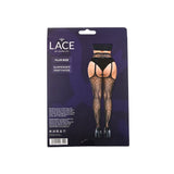 Lace by LJ Plus Size Suspender Pantyhose – Stretchy Lace Tights > Clothes > Plus Size Lingerie - Tophatter Daily Deals
