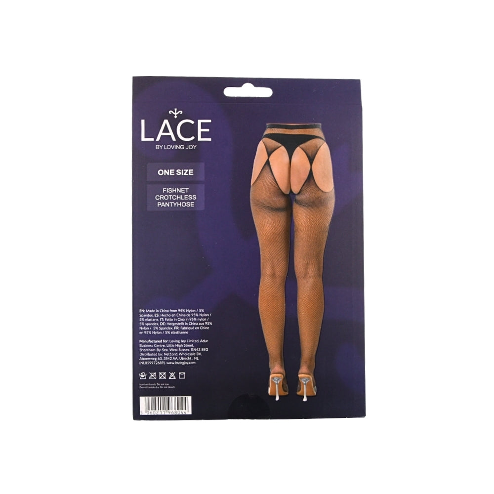 Lace by LJ Fishnet Crotchless Pantyhose – Fishnet Crotchless Pantyhose > Clothes > Hosiery > Pantyhose & Tights - Tophatter Daily Deals