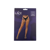 Lace by LJ Rhinestone Fishnet Crotchless Pantyhose – Women's Hosiery > Clothes > Hosiery > Pantyhose & Tights - Tophatter Daily Deals