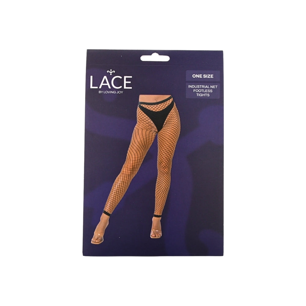 Lace by LJ One Size Industrial Net Footless Tights – One Size Hosiery > Clothes > Hosiery > Pantyhose & Tights - Tophatter Daily Deals