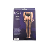 Lace by LJ Lace Up Suspender Tights – One Size Hosiery > Clothes > Hosiery > Pantyhose & Tights - Tophatter Daily Deals