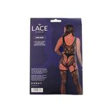 Lace by LJ Cut Out Lace Suspender Bodystocking – Lingerie > Clothes > Bodies and Playsuits - Tophatter Daily Deals