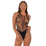 LJ Floral Halter Bodysuit – Lace Lingerie > Clothes > Bodies and Playsuits - Tophatter Daily Deals