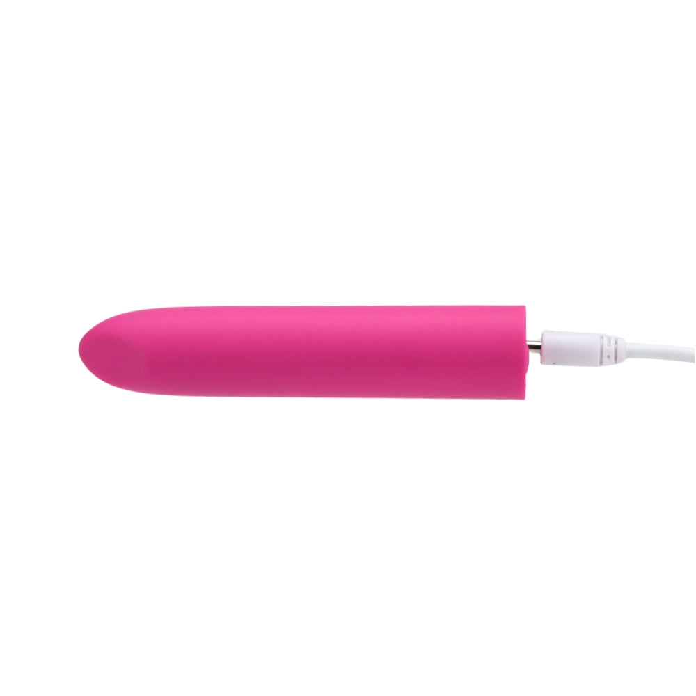 Mina Whisper Rechargeable Bullet Vibrator – 3.75 Inch USB Rechargeable Vibrator > Vibrators > Mini Vibrators - Tophatter Daily Deals