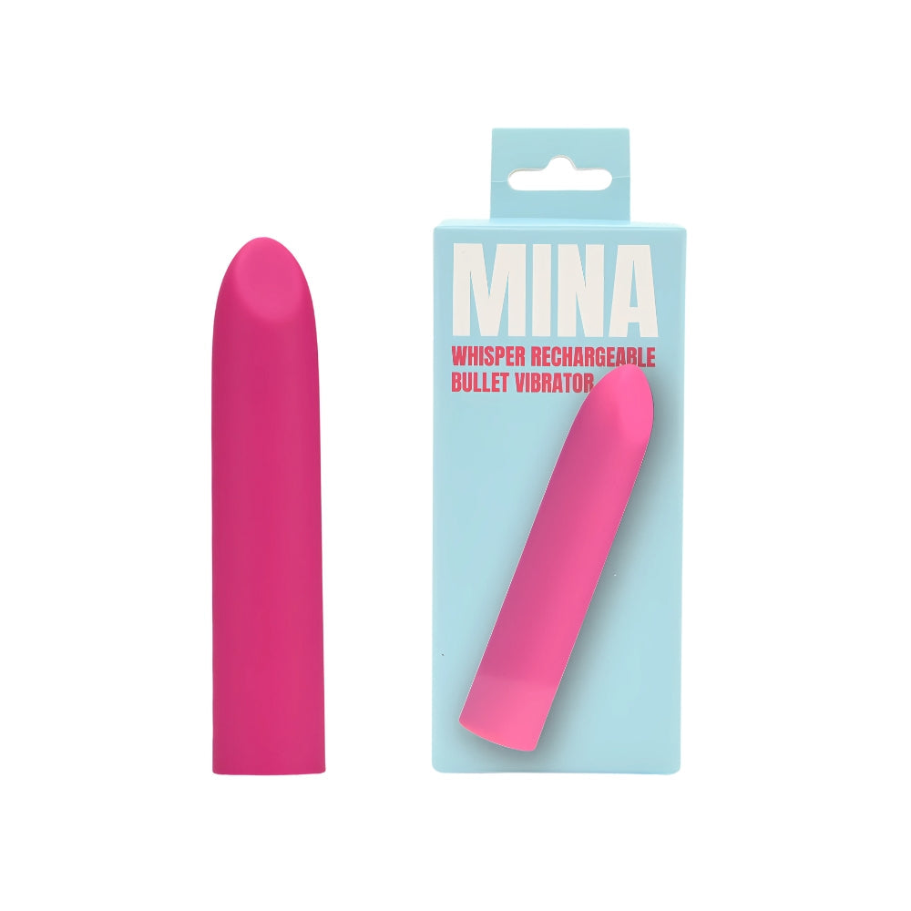Mina Whisper Rechargeable Bullet Vibrator – 3.75 Inch USB Rechargeable Vibrator > Vibrators > Mini Vibrators - Tophatter Daily Deals