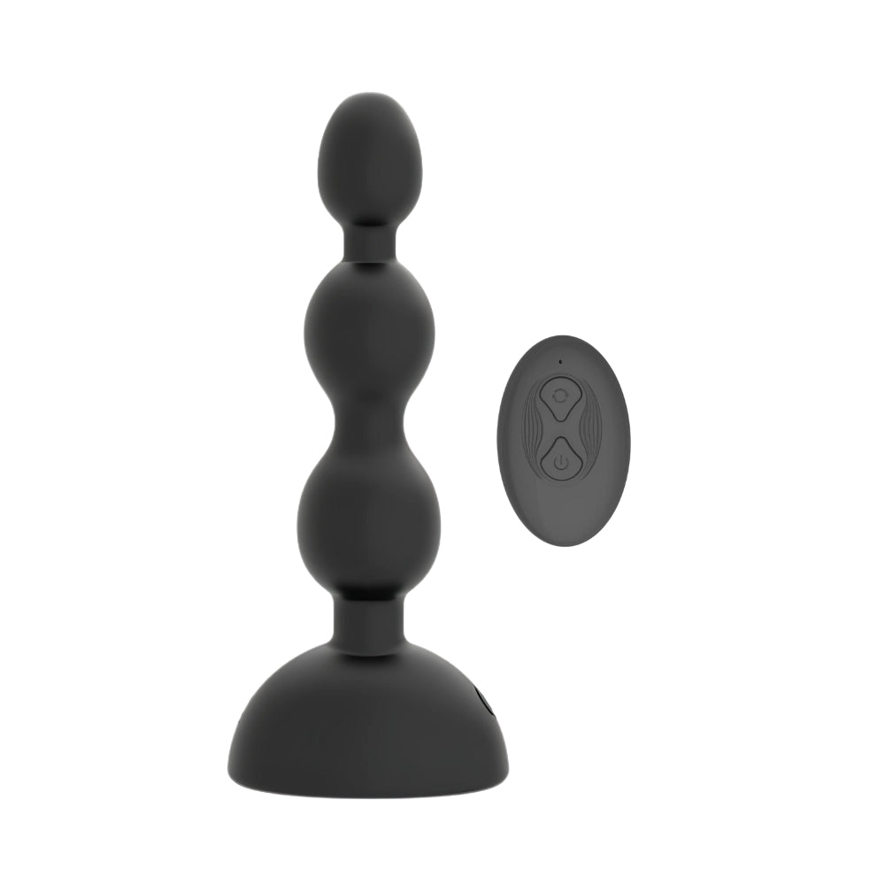 Toosh Remote Controlled Vibrating Anal Beads – Remote-Controlled Anal Toy > Anal Range > Anal Beads - Tophatter Daily Deals