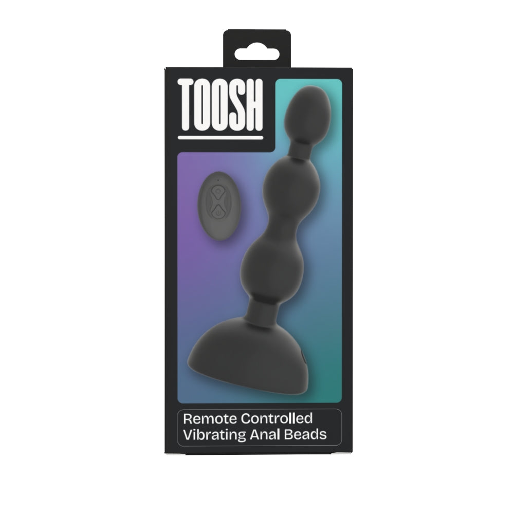 Toosh Remote Controlled Vibrating Anal Beads – Remote-Controlled Anal Toy > Anal Range > Anal Beads - Tophatter Daily Deals