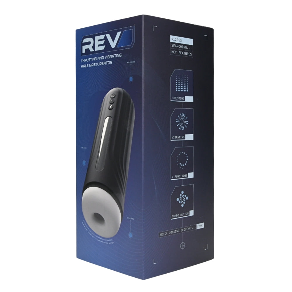 Rev Thrusting and Vibrating Male Masturbator – USB Rechargeable Masturbator > Sex Toys For Men > Masturbators Premium - Tophatter Daily Deals