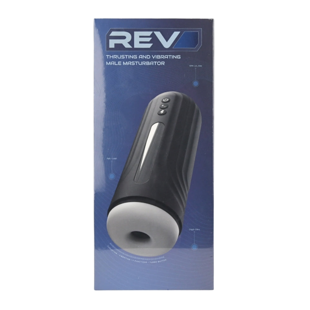Rev Thrusting and Vibrating Male Masturbator – USB Rechargeable Masturbator > Sex Toys For Men > Masturbators Premium - Tophatter Daily Deals
