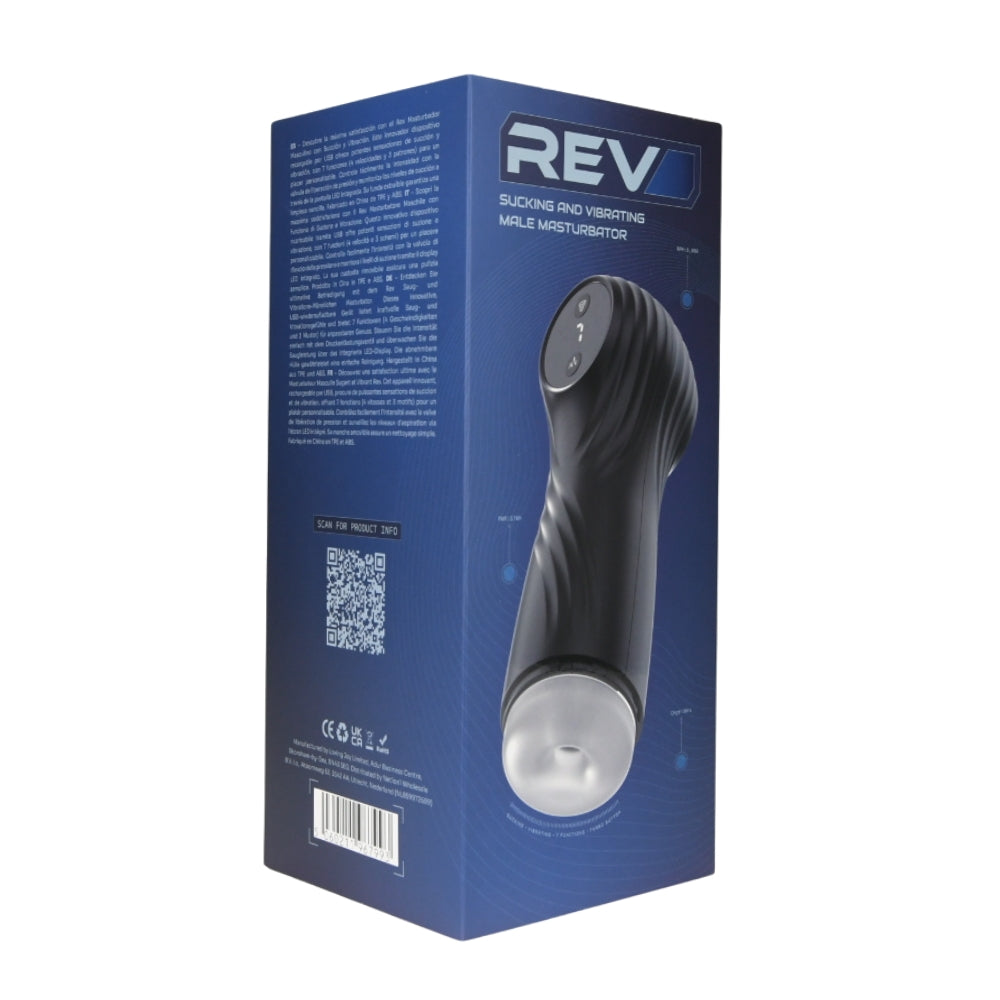 Rev Sucking and Vibrating Male Masturbator – USB Rechargeable Male Masturbator > Sex Toys For Men > Masturbators > Vibrating - Tophatter Daily Deals