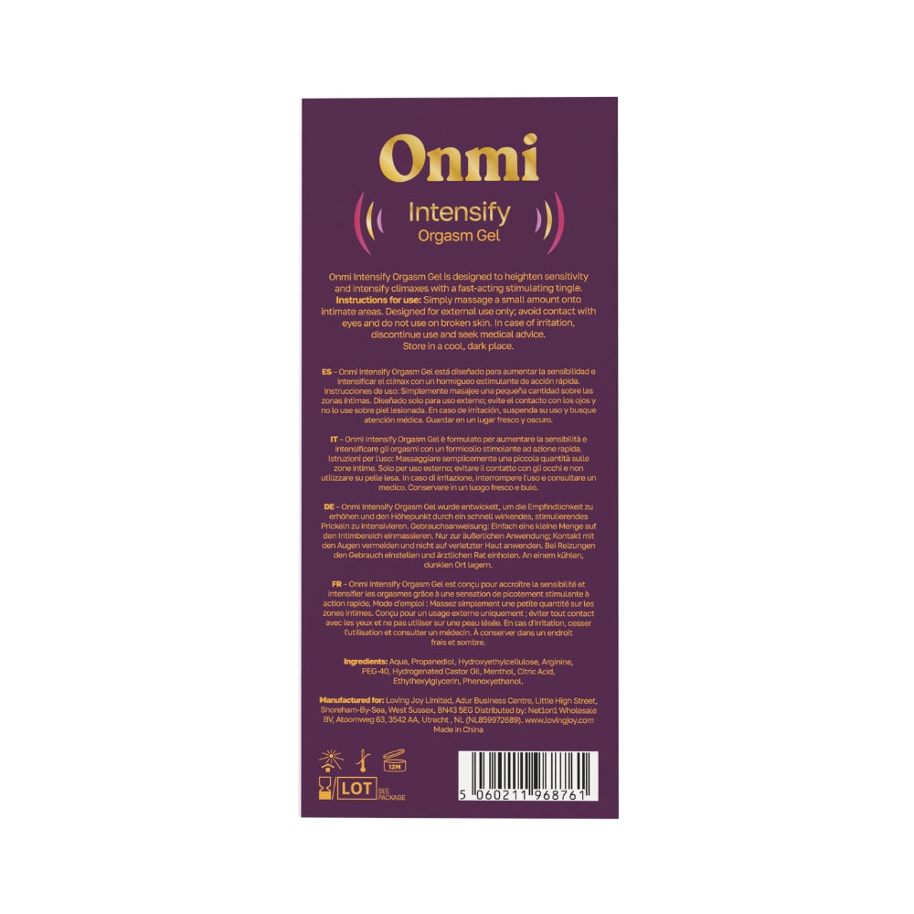 Onmi Intensify – Orgasm Gel 30ml > Essentials > Womens Enhancers - Tophatter Daily Deals