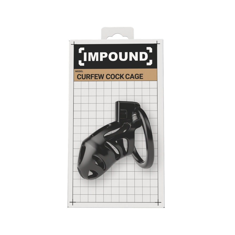 Impound Curfew – Chastity Cage with Multiple Base Rings 78mm Length > Bondage Gear > Male Chastity - Tophatter Daily Deals