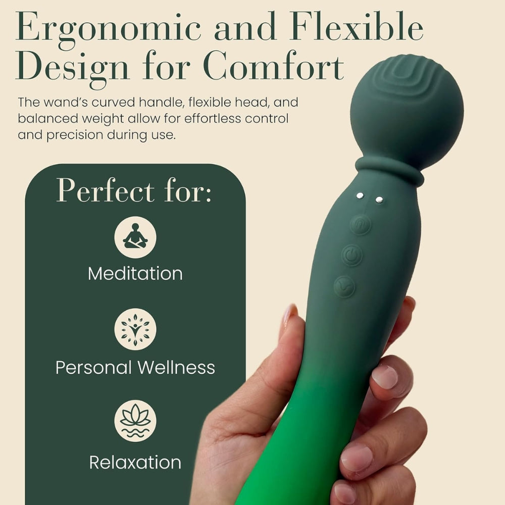 MYLO 3-in-1 Body Wand Massager Earth > Sex Toys > Massage Wands - Tophatter Daily Deals