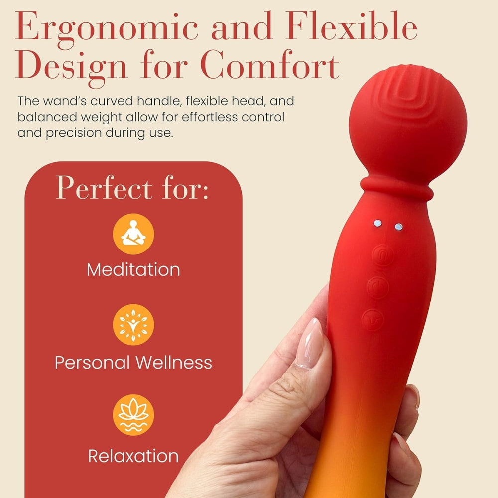 MYLO 3-in-1 Body Wand Massager Fire > Sex Toys > Massage Wands - Tophatter Daily Deals