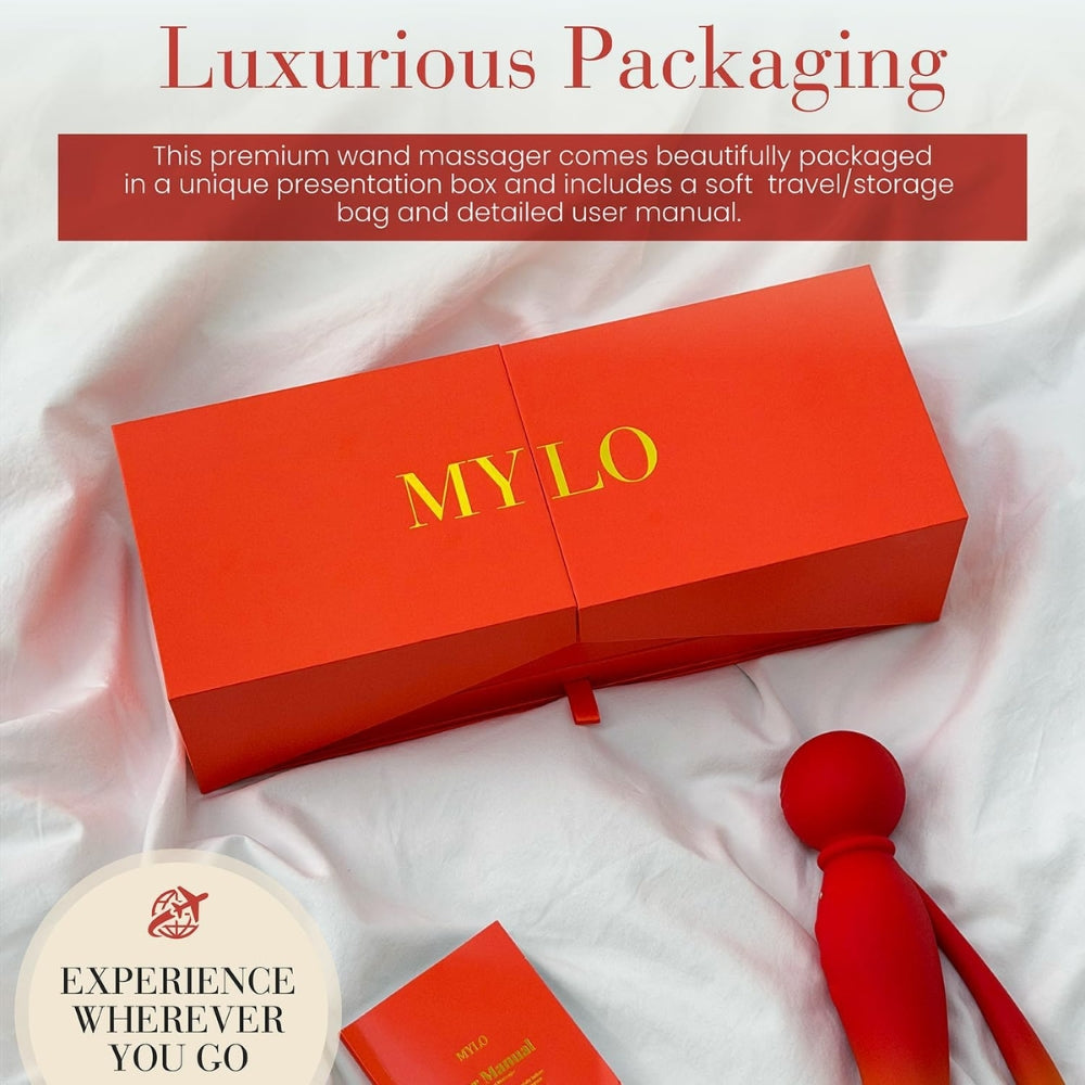 MYLO 3-in-1 Body Wand Massager Fire > Sex Toys > Massage Wands - Tophatter Daily Deals