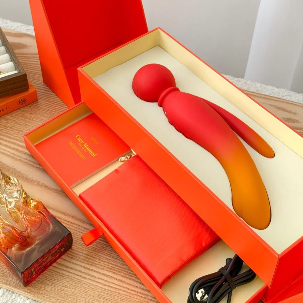 MYLO 3-in-1 Body Wand Massager Fire > Sex Toys > Massage Wands - Tophatter Daily Deals