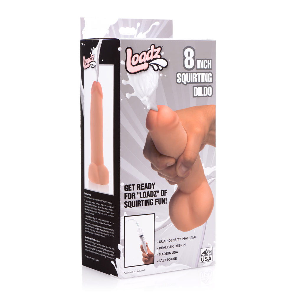 Squirting Dildo 8 Inch with Syringe > Dildos > Squirting Dildos - Tophatter Daily Deals