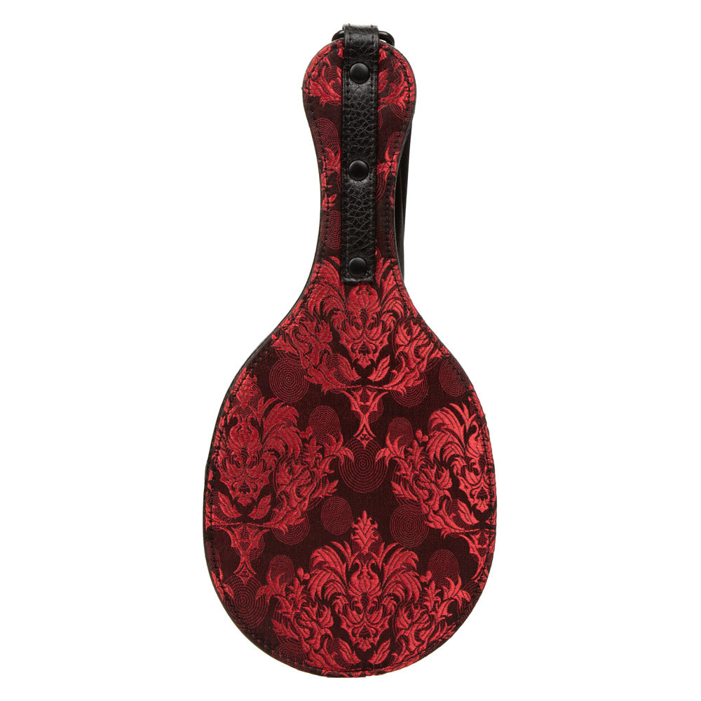 Scandal Round Double Paddle Red and Black Plush Dual Layer Paddle > Bondage Gear > Paddles - Tophatter Daily Deals