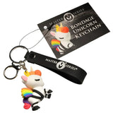 Bondage Unicorn Keychain (White Rainbow Mane) – Quirky Accessory Keychain > Novelties > Keychains - Tophatter Daily Deals
