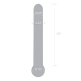 Glas 7 Inch Straight Clear Glass Dildo with Bulbous Handle and Luxury Satin Storage Bag > Glass > Dildos - Tophatter Daily Deals