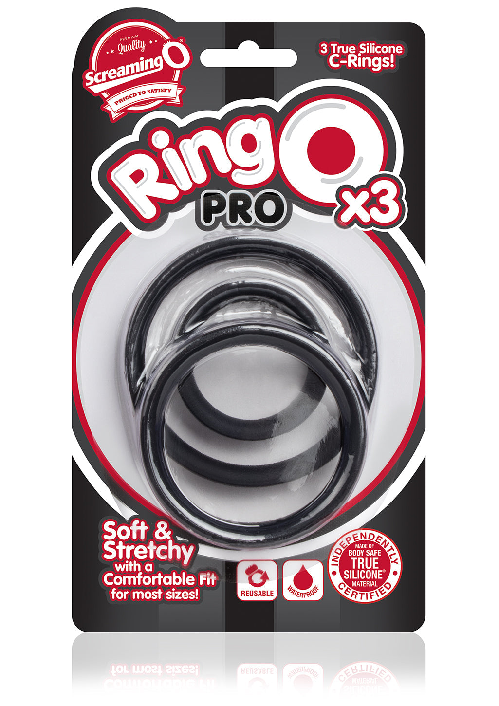Screaming O Ringo Pro X3 Silicone Cock Ring Trio Pack > Cock Ring > Sets - Tophatter Daily Deals