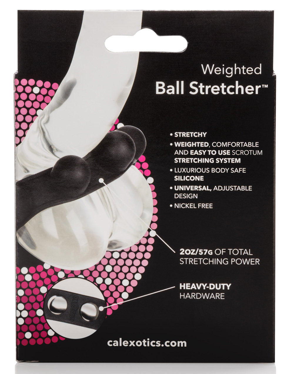 Weighted Ball Stretcher Cock Ring – Silicone Adjustable Ball Stretcher > Sex Toys For Men > Ball Stretchers - Tophatter Daily Deals