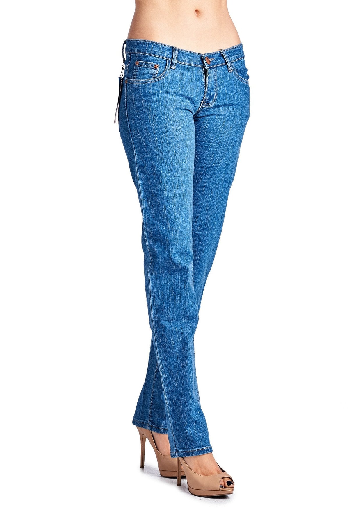 Women's Stretch Denim Jeans Blue 23 Jeans - Tophatter Daily Deals