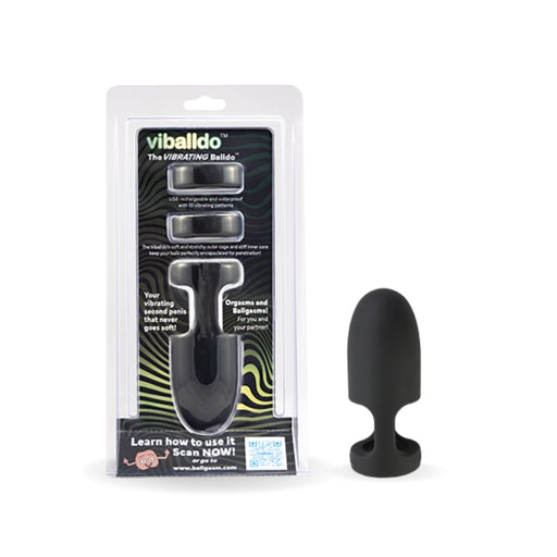 Viballdo The Vibrating Balldo Black 5 Inch Silicone Cage 2 Inch Diameter > Bondage Gear > Male Chastity - Tophatter Daily Deals