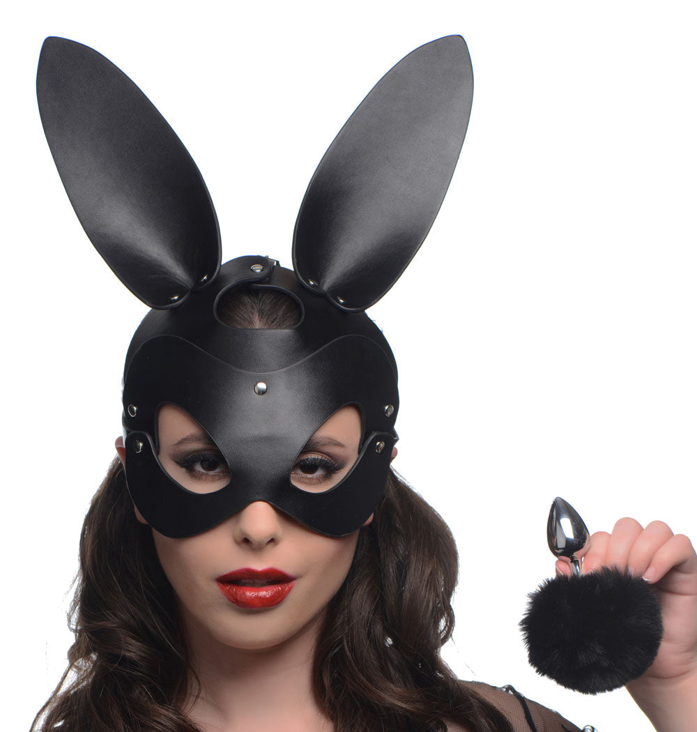 Bunny Tail Anal Plug and Mask Set > Bondage Gear > Masks - Tophatter Daily Deals
