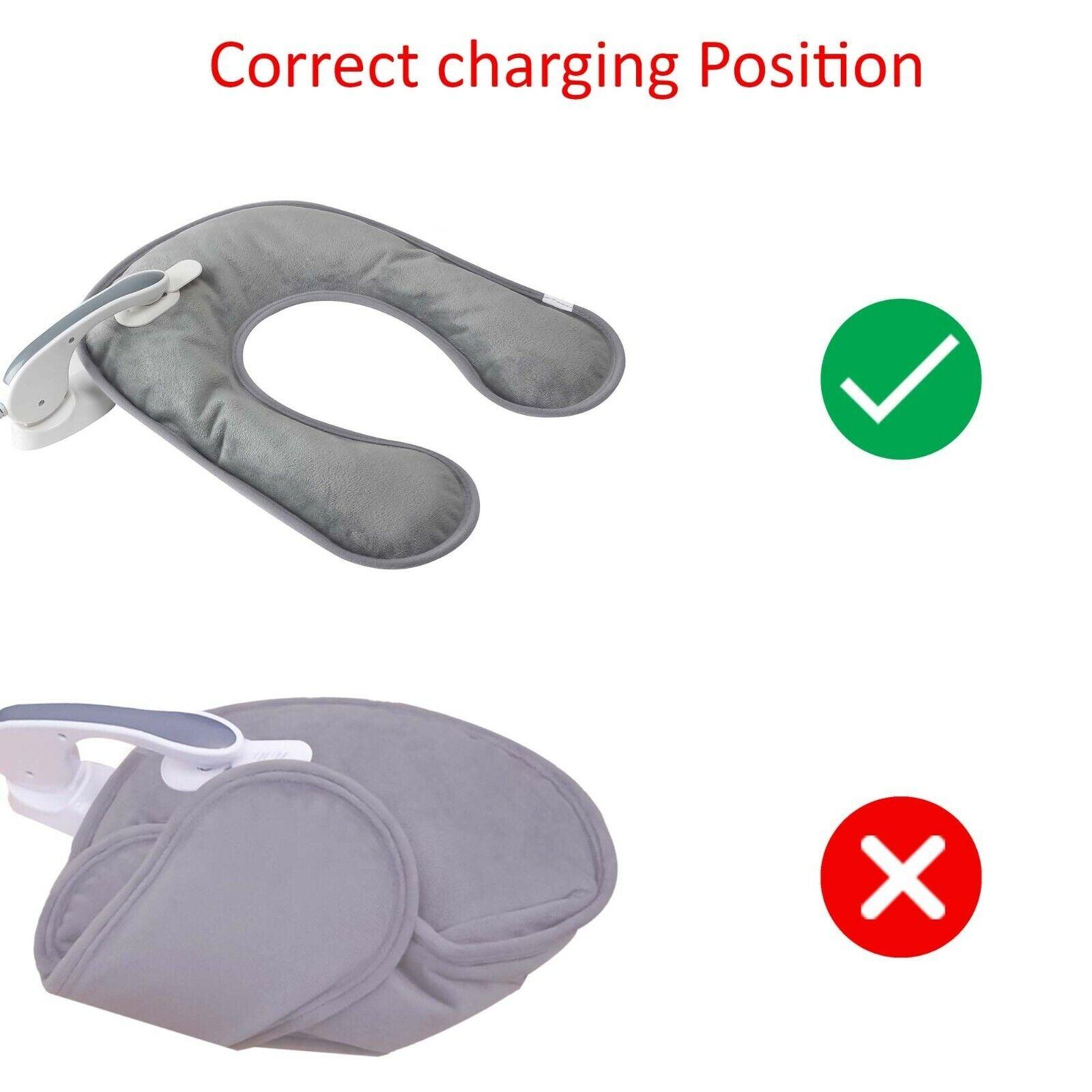 Electric Hot Water Bottle - Rechargeable Neck Shoulder Warmer Massaging Heat Pad Apparel & Accessories - Tophatter Daily Deals