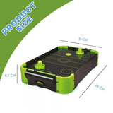 Air Hockey Mini Table - Neon Air Hockey Sports Table Game Toys Gifts Games Retro Toy Indoor Funtime Sports Toys - Tophatter Daily Deals
