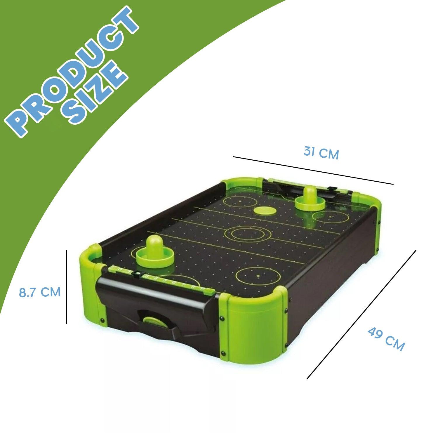 Air Hockey Mini Table - Neon Air Hockey Sports Table Game Toys Gifts Games Retro Toy Indoor Funtime Sports Toys - Tophatter Daily Deals
