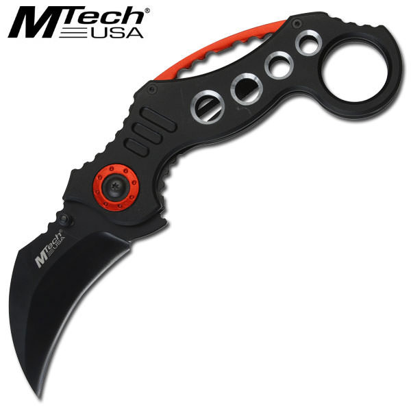 Pocket Knives KARAMBIT CLAW BLACK Blade Tactical Knife - Tophatter's Guns'N'Weapons Store Collectible Weapons - Tophatter Daily Deals