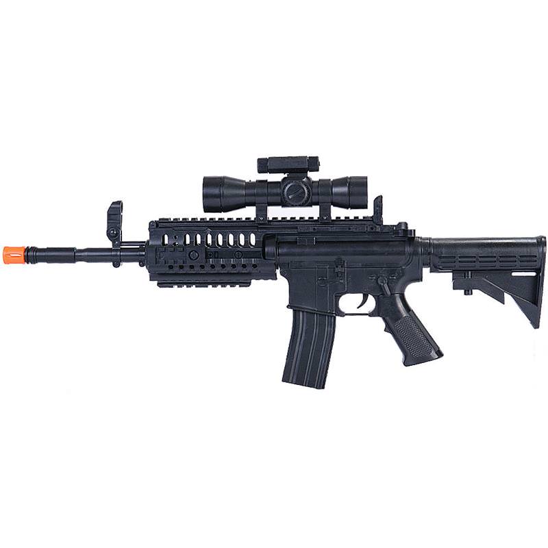 M4 A1 M16 Tactical Assault Spring Airsoft Rifle Sniper Gun 6mm BBs - Tophatter's Inc. Weapons Store Online Collectible Weapons - Tophatter Daily Deals
