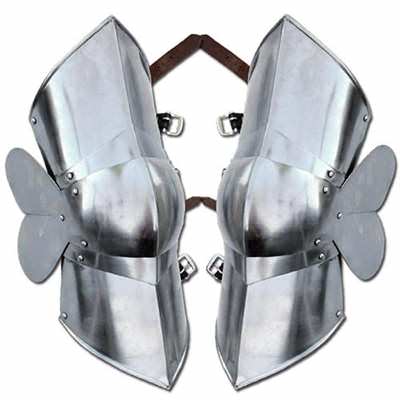 Authentic Battle Ready Steel Leg Armor Adult Size 16 Gauge - Tophatter's Guns'N'Weapons Store - FREE SHIPPING Collectible Weapons - Tophatter Daily Deals
