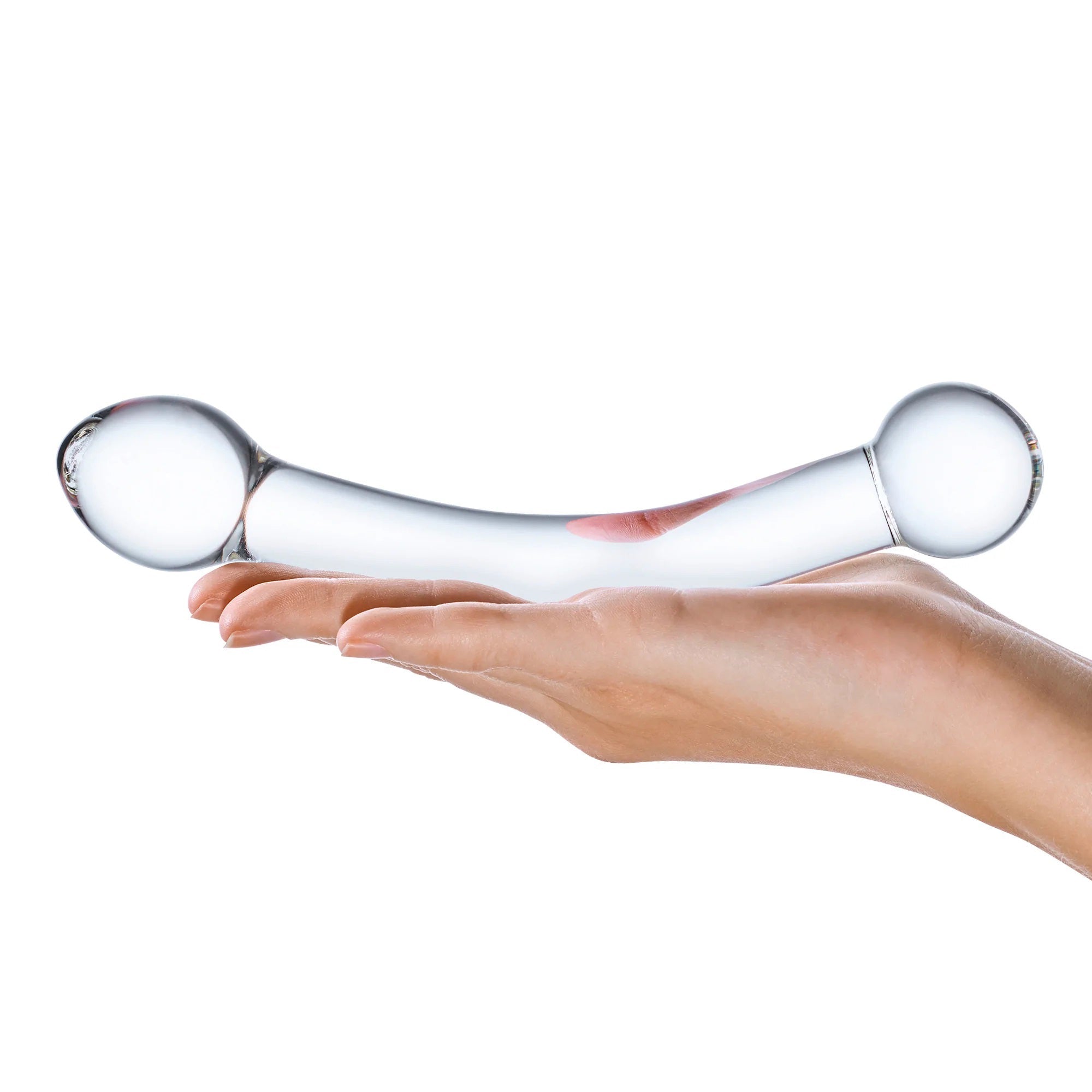 Electric Eel Glas 7 Inch Curved Glass G Spot Stimulator > Glass > Dildos - Tophatter Daily Deals