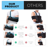 Arm Support Sling - Foam Arm Sling NHS Shoulder Sling Elbow Sling One Size Fits All Adults Health Care - Tophatter Daily Deals