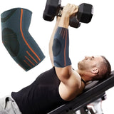 Tennis Elbow Compression Sleeve - Elbow Brace Support Compression Sleeve Exercise & Fitness - Tophatter Daily Deals
